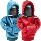 ZHSMS Gear Shift Cover, Universal Shift Knob Cover, Funny Sweater Hoodie for Gearshift, 4.7 Inch Car Shifter Stick Protector Decoration (Red Blue)