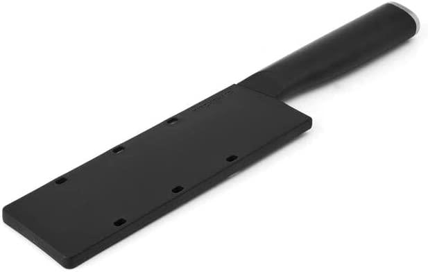KitchenAid Classic Chef Knife with Custom-Fit Blade Cover, 6-inch, Sharp Kitchen Knife, High-Carbon Japanese Stainless Steel Blade, Black