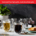 Zwilling 39500-101 Coffee Mug Set, 4-pc, Clear