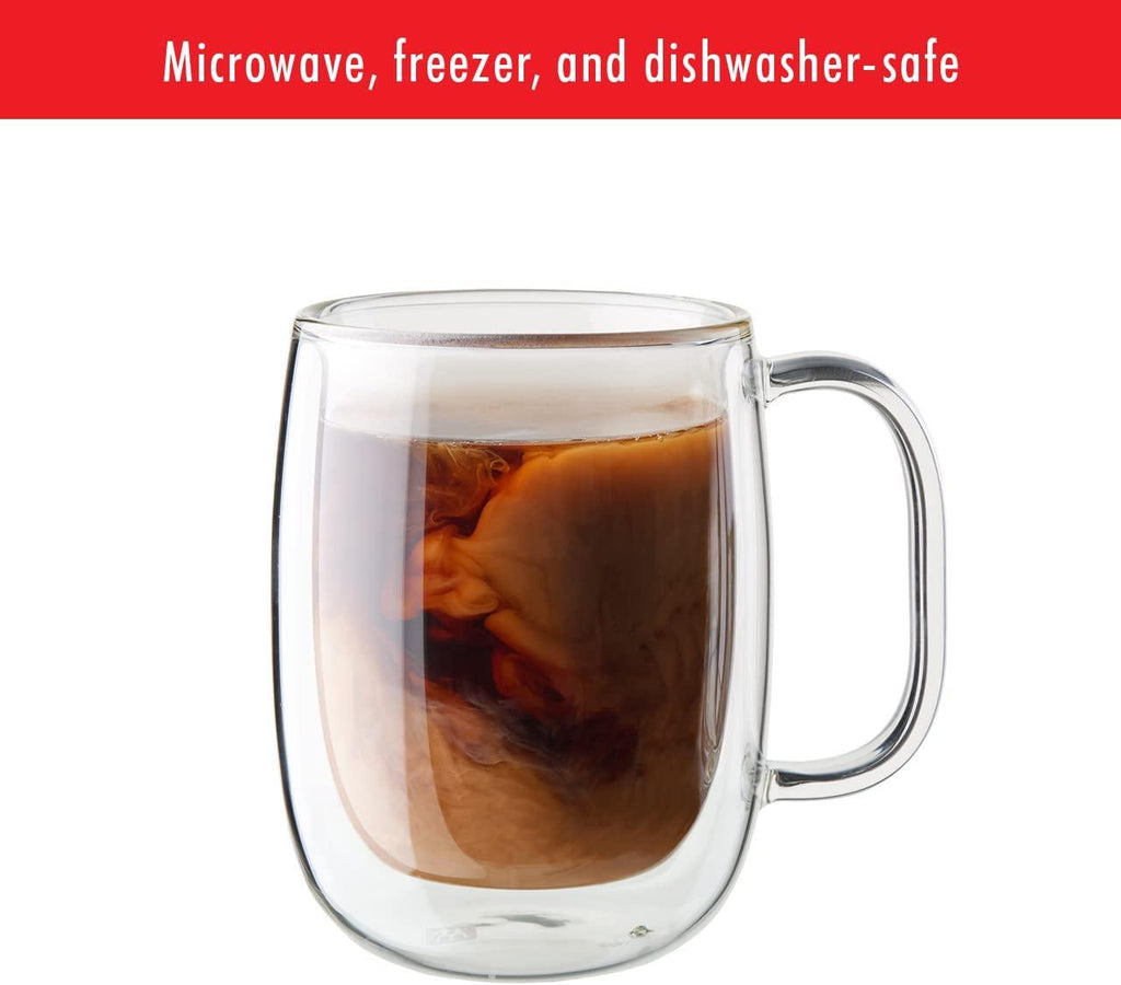 ZWILLING J.A. Henckels Coffee Mug 2 Piece, Clear
