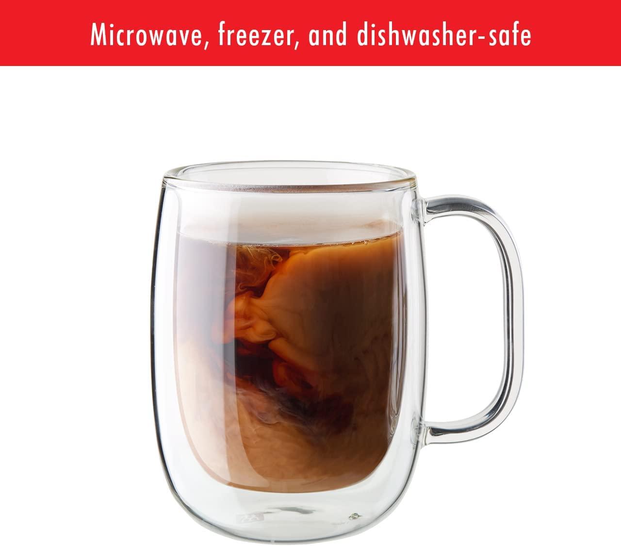 Zwilling 39500-101 Coffee Mug Set, 4-pc, Clear
