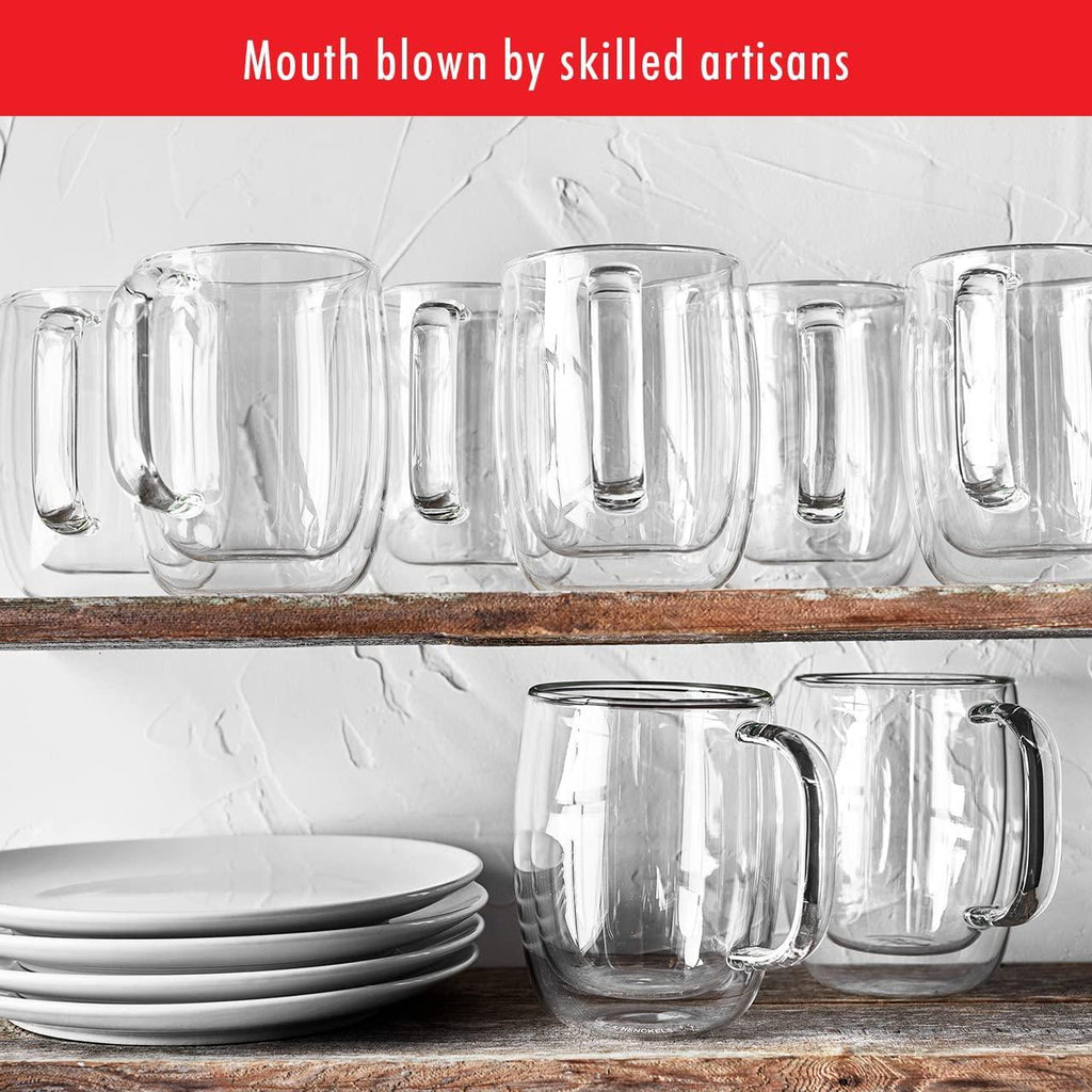 ZWILLING J.A. Henckels Coffee Mug 2 Piece, Clear