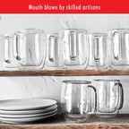 ZWILLING J.A. Henckels Coffee Mug 2 Piece, Clear