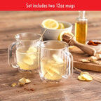 ZWILLING J.A. Henckels Coffee Mug 2 Piece, Clear
