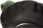 Staub Cast Iron 3-qt Artichoke Cocotte - Basil, Made in France