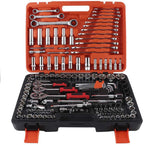 WINSHIDEN 150Pcs Ratchet Socket Set Vehicle Maintenance Repair Toolbox Combination Wrench Hand Tool