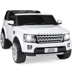 12V 3.7 MPH 2-Seater Licensed Land Rover Ride On Car Toy w/ Parent Remote Control - White