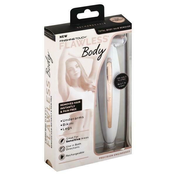 Flawless Body Rechargeable Ladies Shaver - White/Rose Gold
