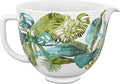 KitchenAid Accs Portable Appliance Stand Mixer Bowl, 5 quart, Tropical Floral Ceramic