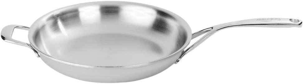 Demeyere Atlantis 7-Ply Stainless Steel Fry Pan with Helper Handle, 11"