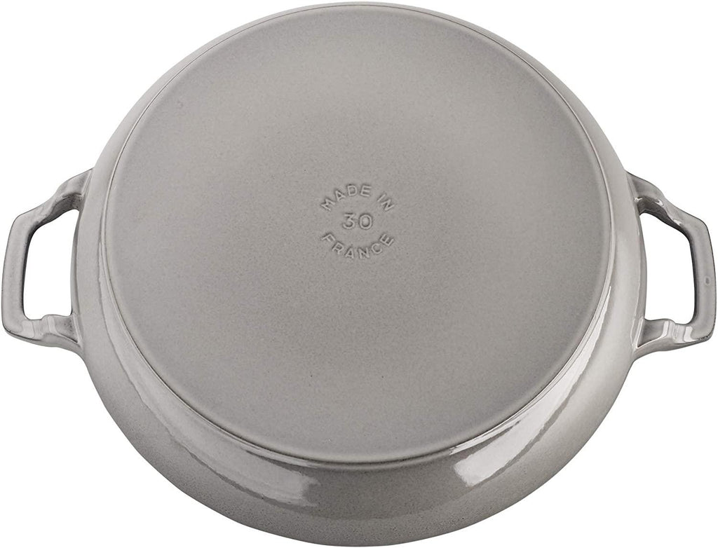 Staub Cast Iron 3.5-qt Braiser - Graphite Grey, Made in France