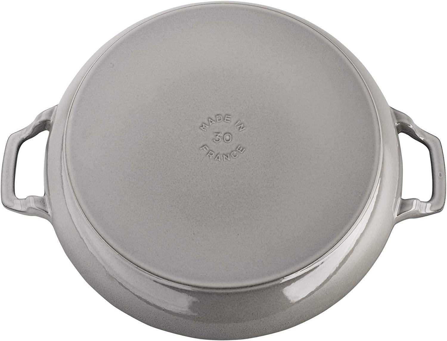 Staub Cast Iron 3.5-qt Braiser - Graphite Grey, Made in France