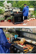 27.5" x 16.5" LPG BBQ Grill Barbecue Oven CooGrid Outdoor Courtyard Party