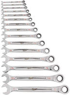 Milwaukee Electric Tools MLW48-22-9416 Ratcheting Combination Wrench Set - SAE