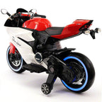 2023 Racing Style Ride On Toy Motorcycle Car for Kids 12V Battery Powered  Red