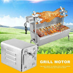 LarParty BBQ Grill Electric Hog Roast Barbeque Spit Machine Oven Rotisserie