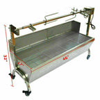 LarParty BBQ Grill Electric Hog Roast Barbeque Spit Machine Oven Rotisserie