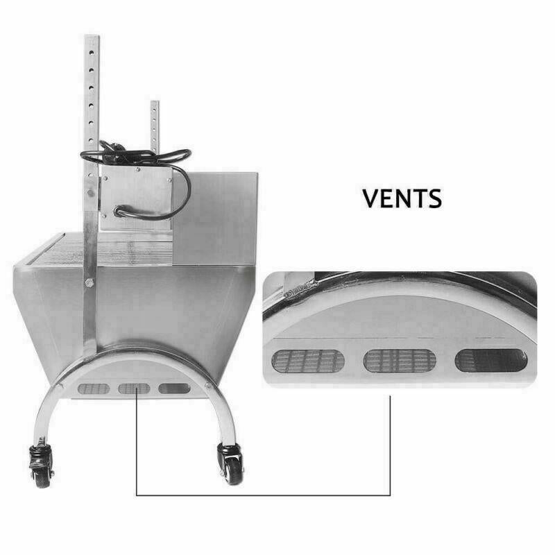 LarParty BBQ Grill Electric Hog Roast Barbeque Spit Machine Oven Rotisserie