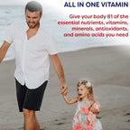 Wellgenix Sea Essentials Coral Calcium Liquid Vitamin for High Absorption - Nutritional Multivitamin Supplement - Sea Berry Flavor (32 oz) (5 Pack)