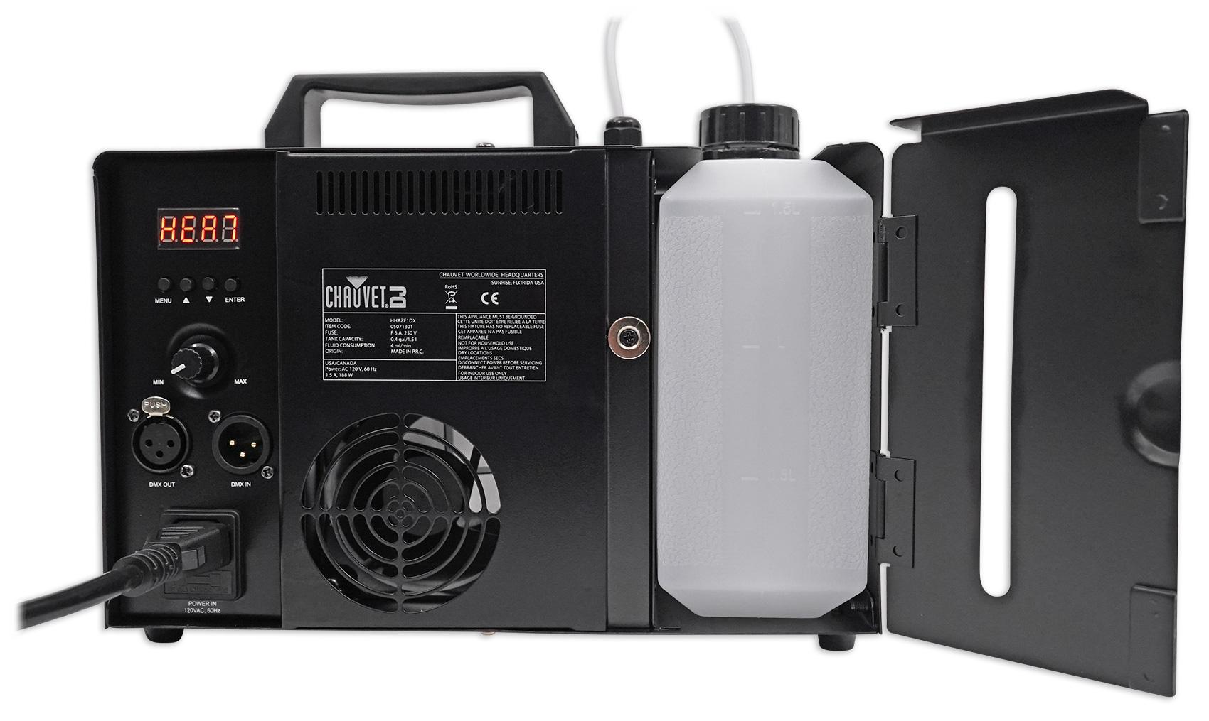 Chauvet DJ Hurricane Haze 1DX Water Based Haze Machine Hazer+(2) Gallons Fluid