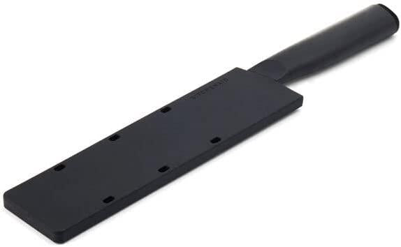 KitchenAid Classic Ceramic Chef Knife with Custom-Fit Blade Cover, Sharp Kitchen Knife, Dishwasher-Safe, 6-Inch, Black