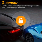 64GB Card,Dash Cam For Cars,1080P Dual Camera, Front Inside,3.16 Inch IPS Screen,G Sensor High Definition Night Vision Loop Record,Wide Angle
