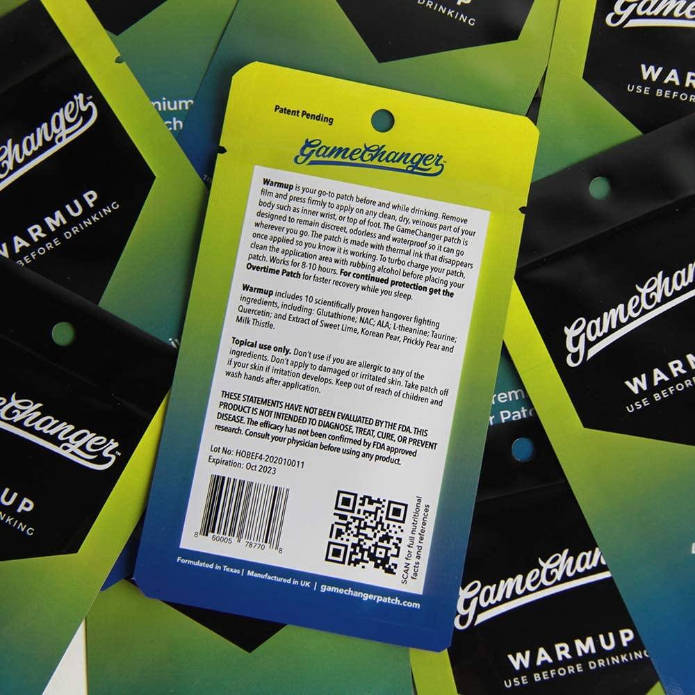 GameChanger Party Pack Bundle (12 Warmup / 12 Overtime) (72 Patches)
