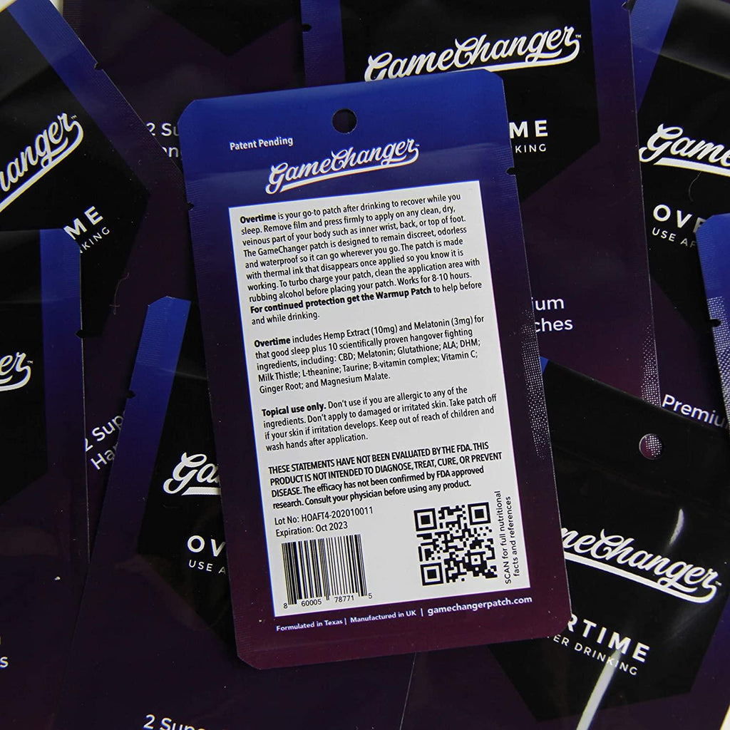 GameChanger Party Pack Bundle (12 Warmup / 12 Overtime) (72 Patches)