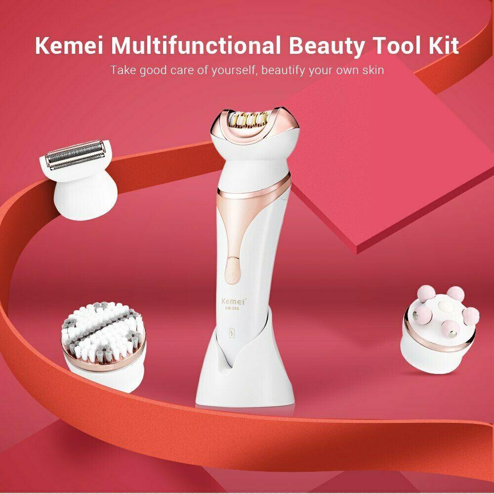 Electric 4 in 1 Women Shaver Female Body Hair Removal  Trimmer Facial