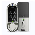 Vision Satin Nickel Deadbolt with Video Doorbell Smart Lock
