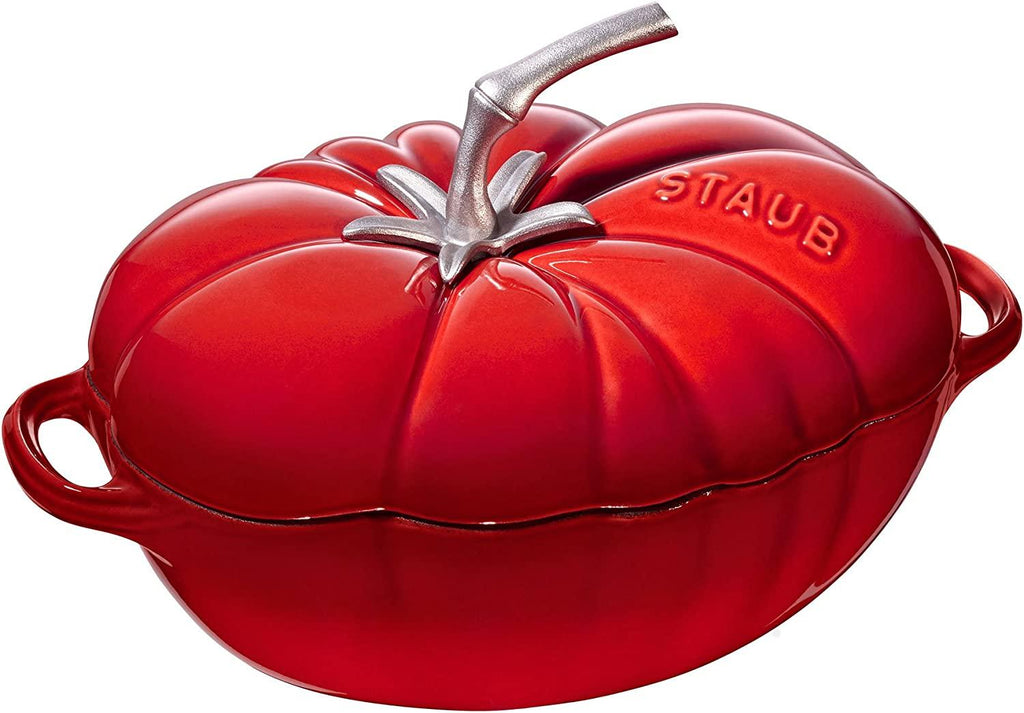 Staub Cast Iron 3-qt Tomato Cocotte - Cherry, Made in France