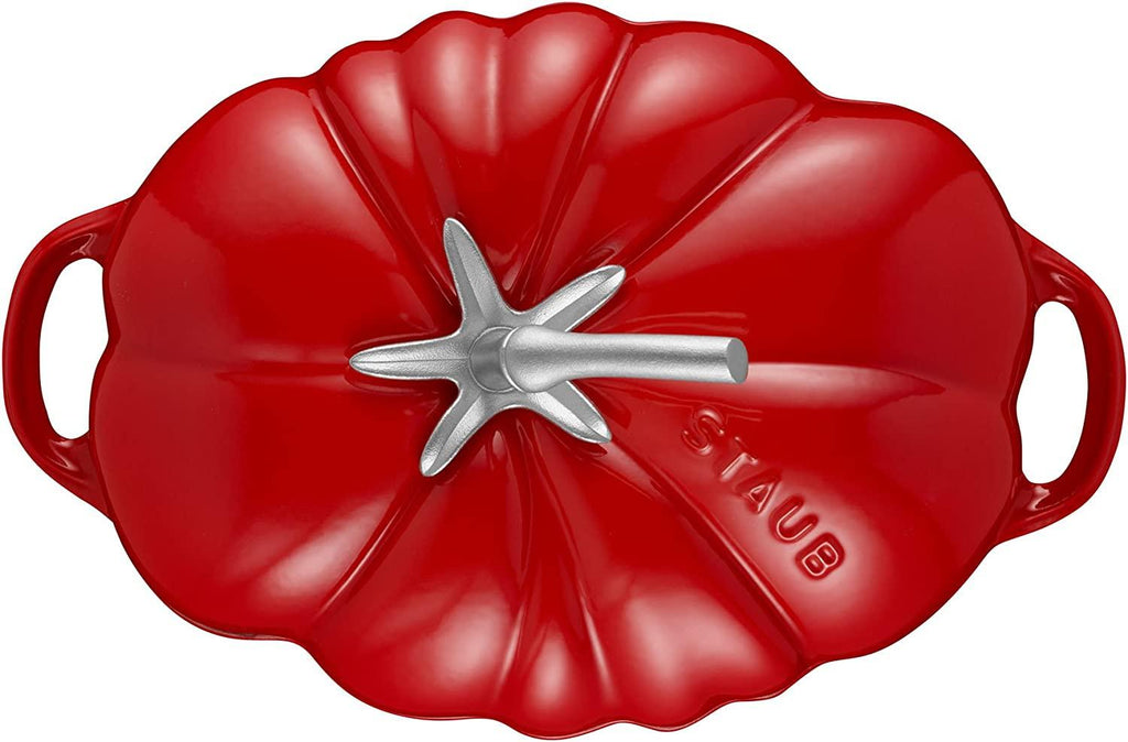 Staub Cast Iron 3-qt Tomato Cocotte - Cherry, Made in France