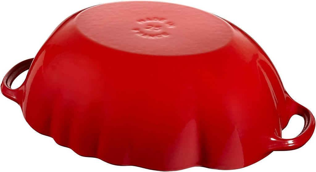 Staub Cast Iron 3-qt Tomato Cocotte - Cherry, Made in France