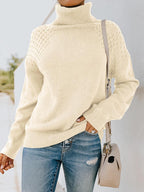 Turtleneck Sweater Long Sleeve Pullover