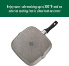 Ballarini Parma Forged Aluminum 11-inch Nonstick Grill Pan, Made in Italy