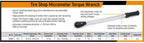 GEARWRENCH 1/2" Drive Tire Shop Micrometer Torque Wrench 30-250 ft/lbs. - 85088, Black