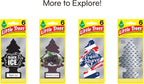LITTLE TREES Air Fresheners Car Air Freshener. Hanging Tree Provides Long Lasting Scent for Auto or Home. Leather, 24 Air Fresheners