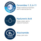 CeraVe PM Facial Moisturizing Lotion | Night Cream with Hyaluronic Acid and Niacinamide | Ultra-Lightweight, Oil-Free Moisturizer for Face | 3 Ounce