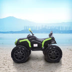 Zimtown 12V Kids Battery Powered ATV Ride-On Car Vehicle Toy Reverse Function, 2 Speeds, LED Headlights, AUX Jack