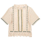 lace hollow out top