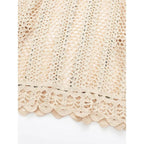 lace hollow out top