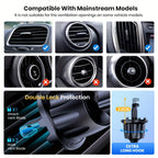 Car Phone Holder Mount, TOPK [2023 Upgrade Auto Locking] Universal Phone Holder With Hook Clip For Car Air Vent Compatible With  Samsung Etc.