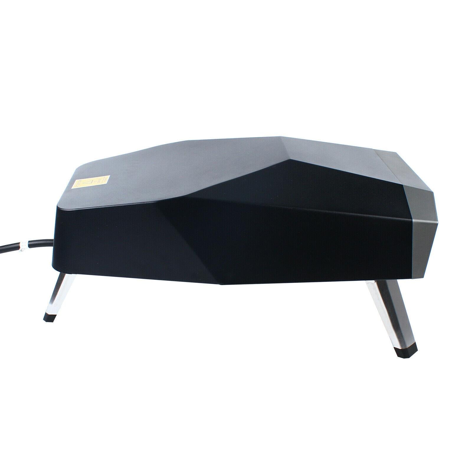 12" Pizza Oven Tabletop Outdoor Pizza Maker Propane Gas Stove Pizza & Grill Oven