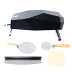 Aluminum Tabletop Pizza Oven 12" Pizza Maker Portable Oven Gas Oven Fast Heating