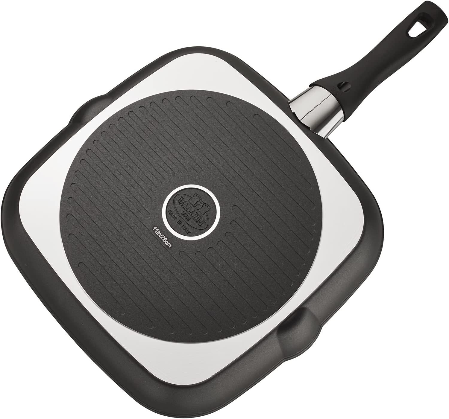 Ballarini Pisa Forged Aluminum 11-inch Nonstick Grill Pan, Made in Italy