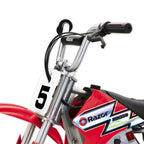 MX350 Dirt Rocket Kids Electric Toy Motocross Motorcycle Dirt Bike, Red