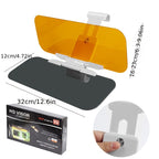 2-in-1 Car Visor, Day And Night Anti-Glare Visor, Automobile Sun Anti-UV Block Visor, Non Glare Anti-Dazzle Sunshade Mirror Goggles Shield For Driving