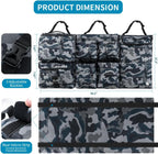 Car Trunk Organizer with Cooler, Hanging Car Organizers and Storage with Large Pockets, Zippers Detachable Seat Back Organizers Storage, Waterproof Car Storage Trunk Organizer for Jeeps, SUVs, Camo