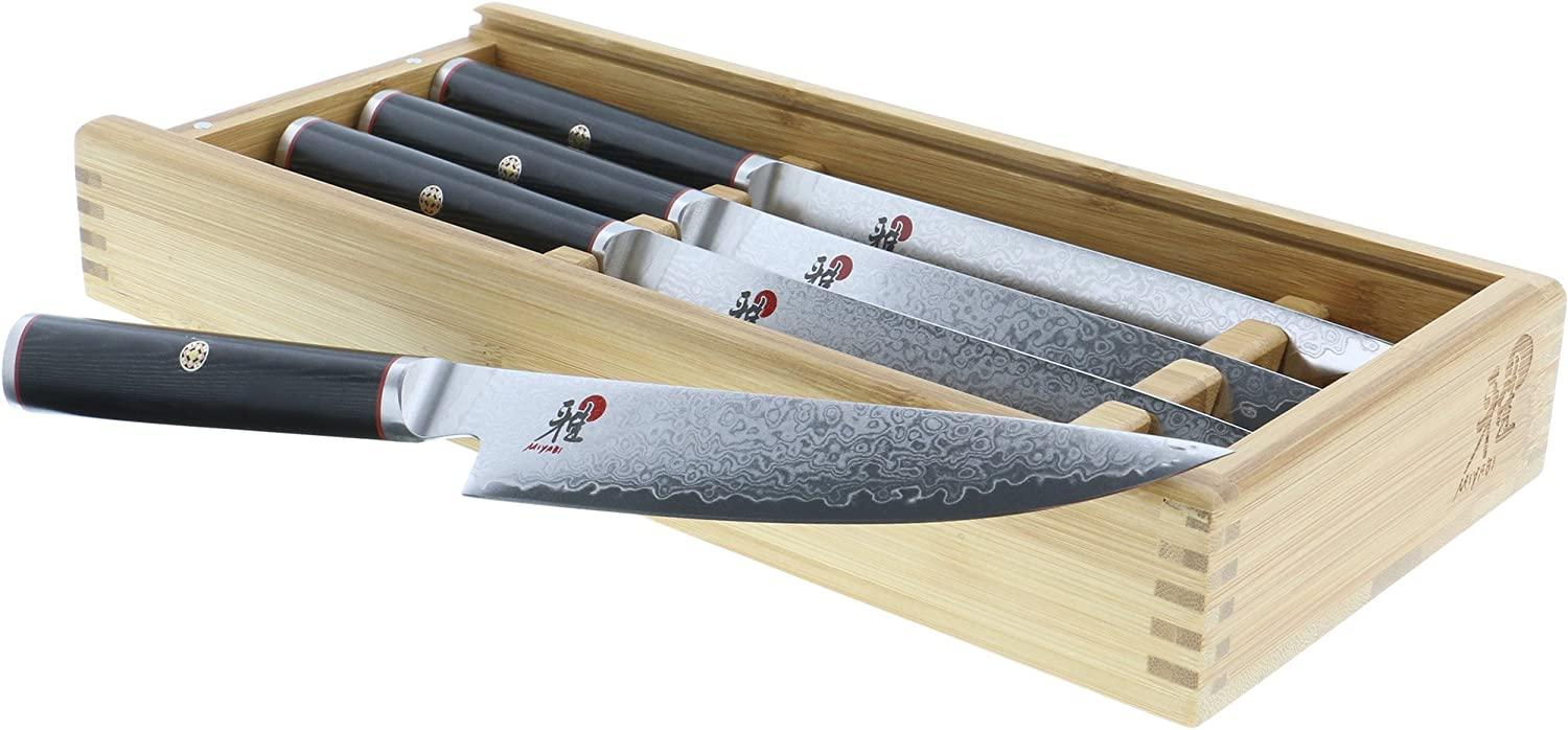 Miyabi Steak Knife Set, 4-pc, Black/Stainless Steel