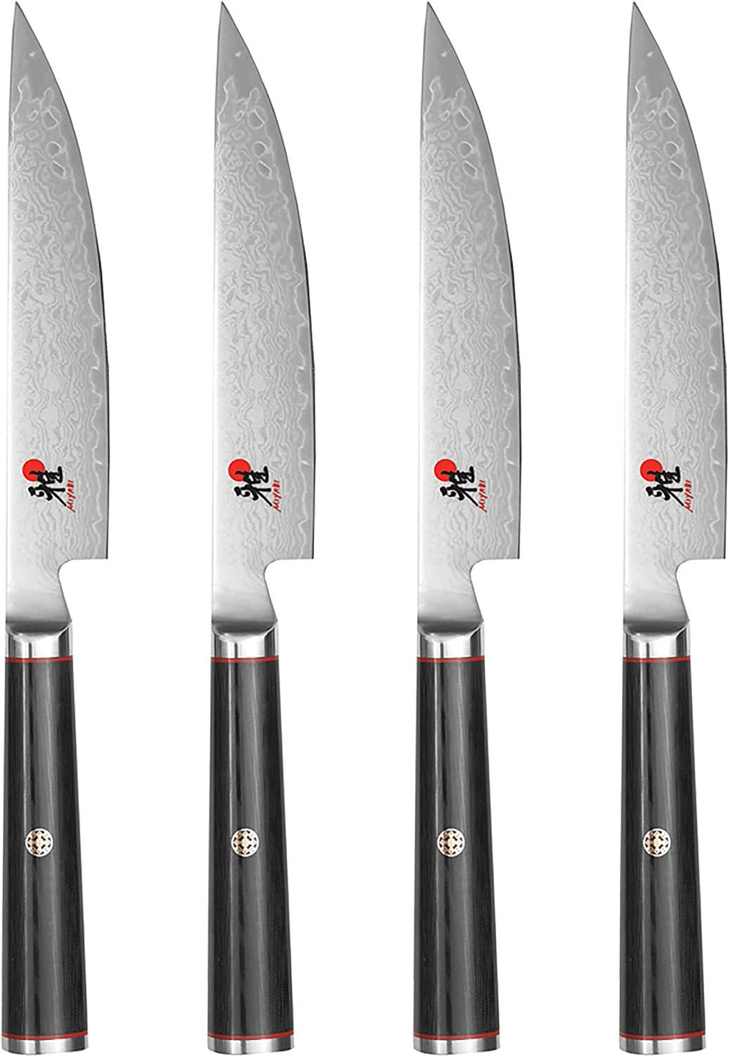 Miyabi Steak Knife Set, 4-pc, Black/Stainless Steel